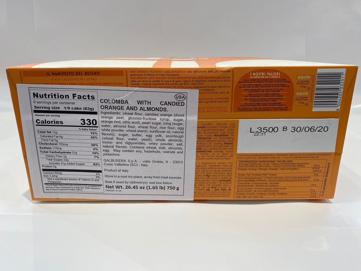 Tre Marie - La Colomba Tradizionale - 26.45 oz