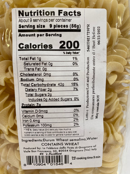 La Fabbrica Della Pasta Gragnano - E Fusilloni - 500g (17.6 oz)