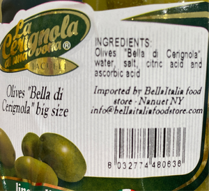 La Cerignola - Green Olive - 19.40 oz