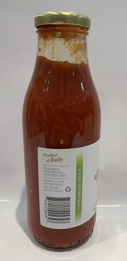 Paolo's - Tomato Sauce - All'arrabiata - 520g (18.34 oz)