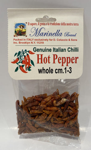 Marinella - Hot Pepper Whole - 0.9 oz