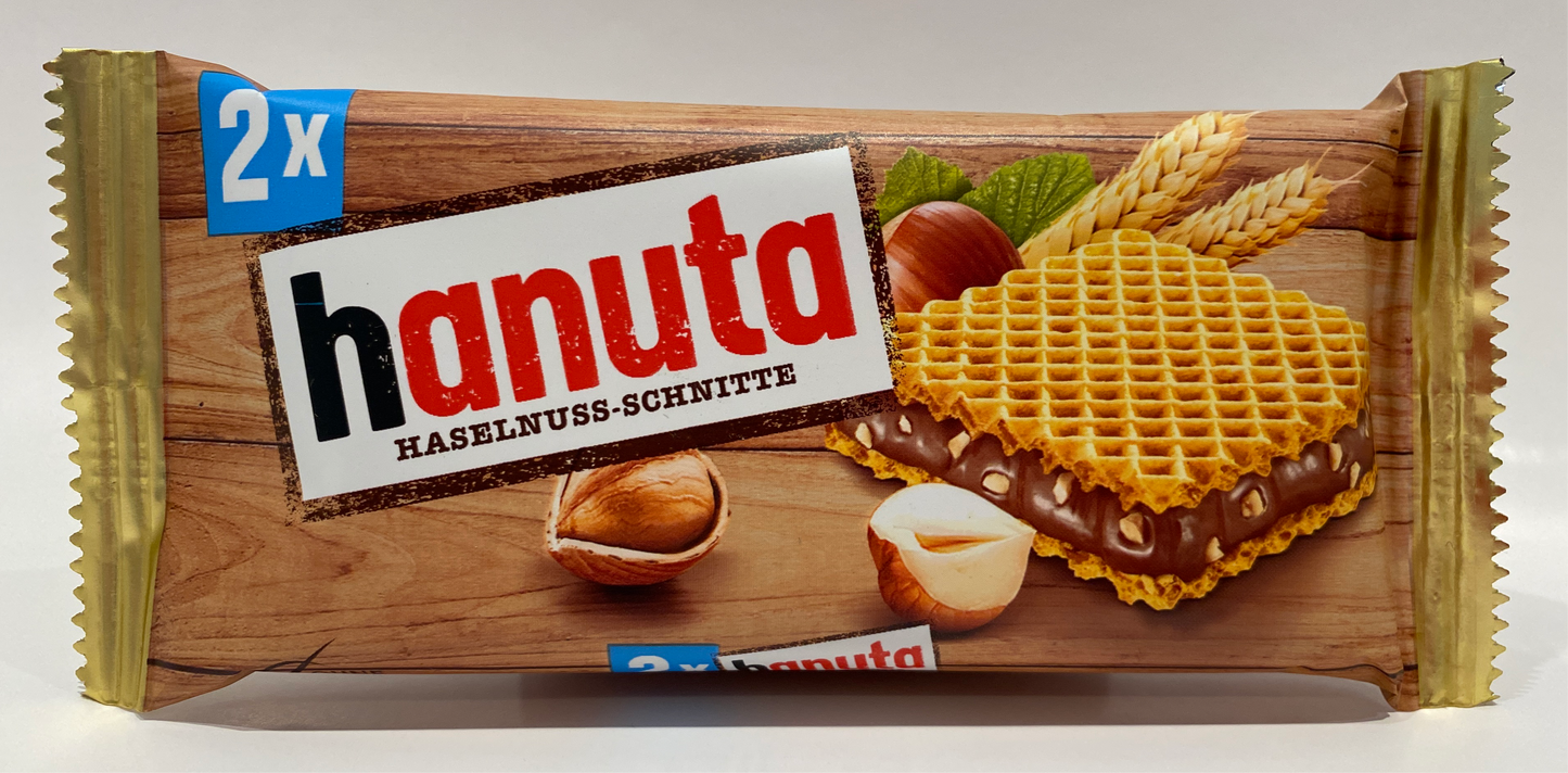 Ferrero - Hanuta Haselnuss Schnitte - 44 Grams (1.55 oz)