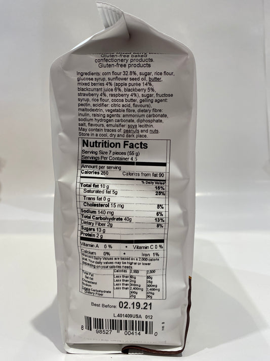 Le veneziane - Con Frutti Di Bosco - 8.8 oz (Senza Glutine)