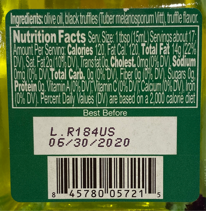 Urbani - Black Truffle Olive Oil - 8 fl oz