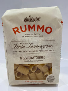 Rummo - Mezzi Rigatoni #51 - Pasta - 454g (16 oz)