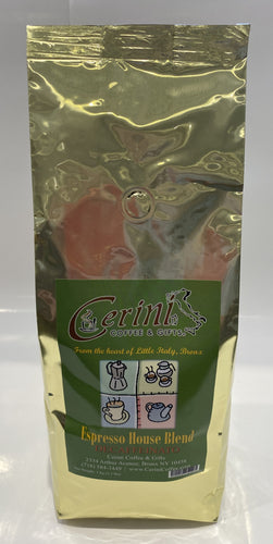 Cerini Coffee - House Blend Decaf - Espresso Whole Beans - 2.2lb Bag