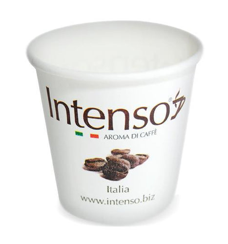 Intenso - 2oz  Paper Cups for Espresso Coffee (50 Cups)