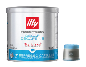 illy iperEspresso Capsules - Decaf Capsule - 21 Capsules (Blue)