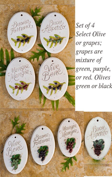 Italian oval  - Wall Plaque