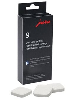 9-pack Decalcifying Tablets for ALL Jura-Capresso Automatic Coffee Centers