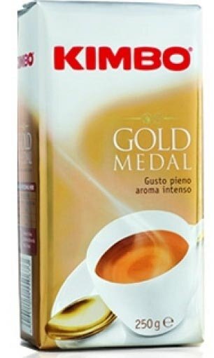 Kimbo - Gold Medal - Ground Espresso Coffee - 8.8oz Brick