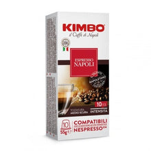 Kimbo Napoli (#10) - Espresso Capsules - 10 Capsules - Compatible with Nespresso® Machines