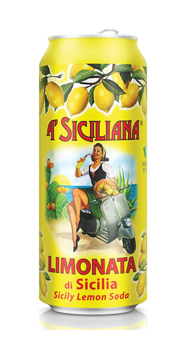 A' Sicilian - Limonata Di Sicilia - Pack of 4 Cans