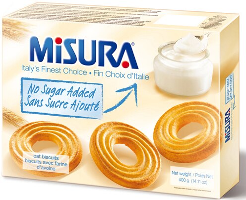 Misura - Biscuits with Yogurt (No Sugar) - 400g (14.11 oz)
