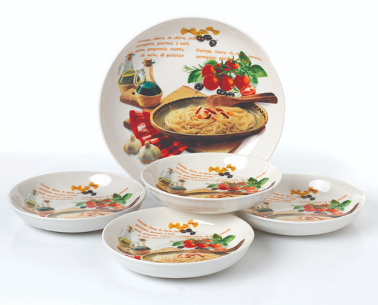 Lorren Home Trends - Mammia Mia - 5 PC Pasta Set