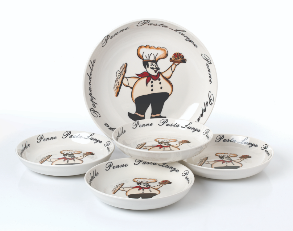 Lorren Home Trends - Chef - 5 Piece Pasta Set
