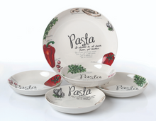 Lorren Home Trends - Vegetable & Herbs - 5 PC Pasta Set