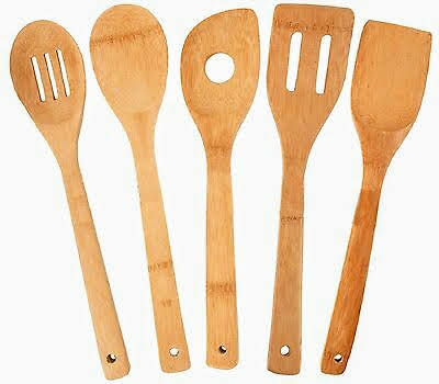 Totally Bamboo - Bamboo Utensil 5 Piece Set - 12 inch (length)