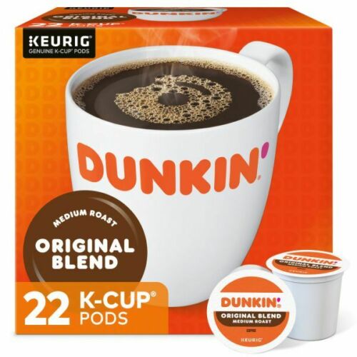 Dunkin - Original Blend - K-Cup Pods -22 Count