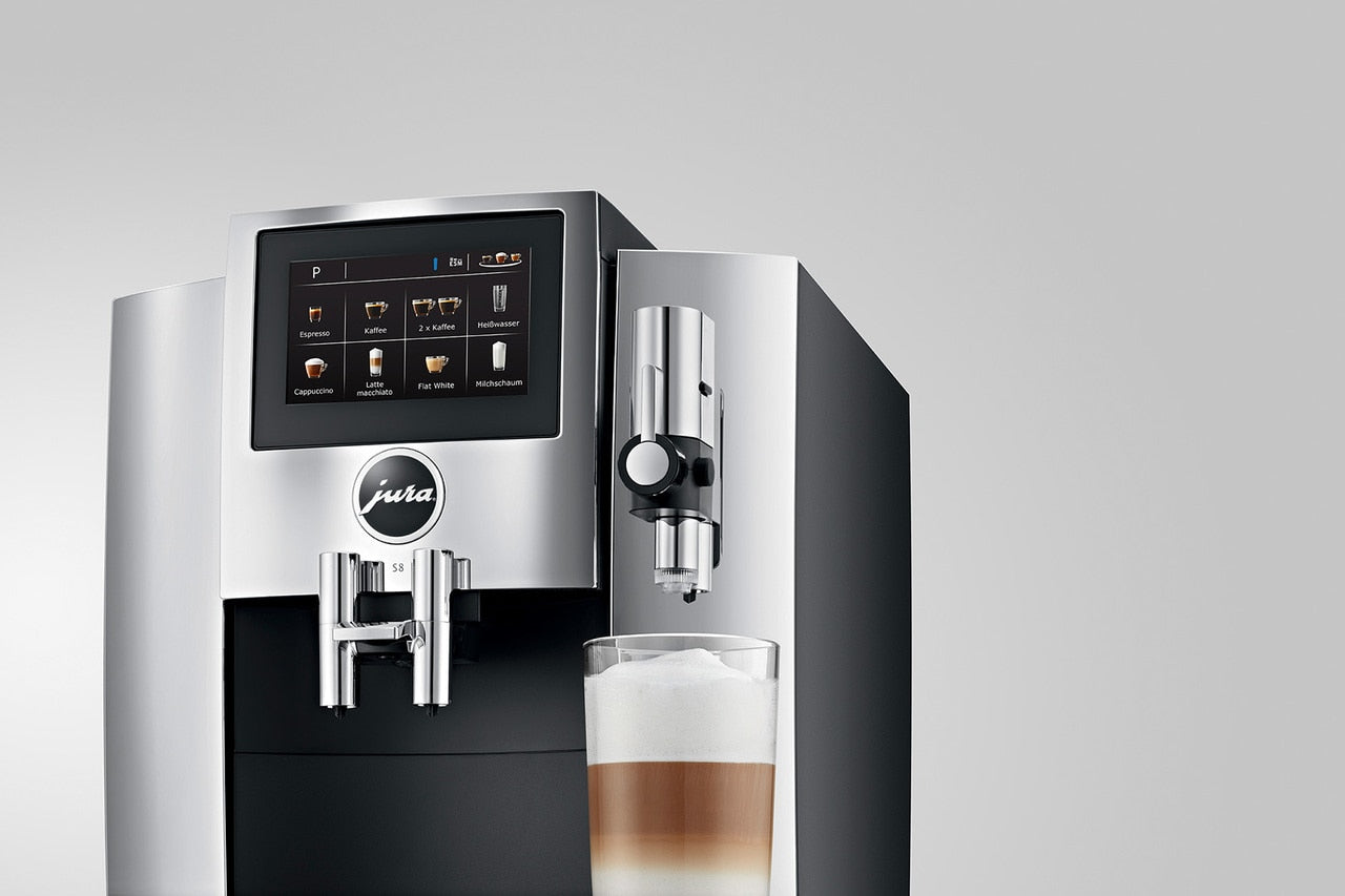 Jura S8 Automatic Coffee Machine (15212) Chrome