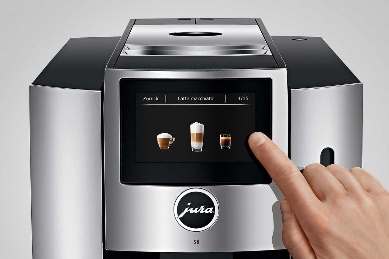 Jura S8 Automatic Coffee Machine (15212) Chrome