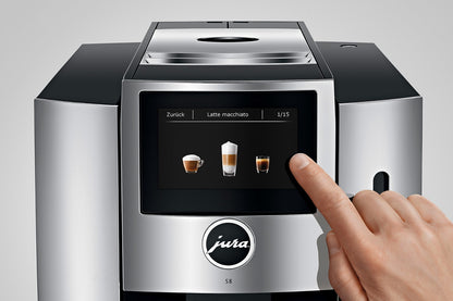 Jura S8 Automatic Coffee Machine (15212) Chrome