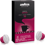 Lavazza -  Deciso - Espresso Capsules (Intensity 10) - 10/Bag - Compatible with Nespresso® Machines
