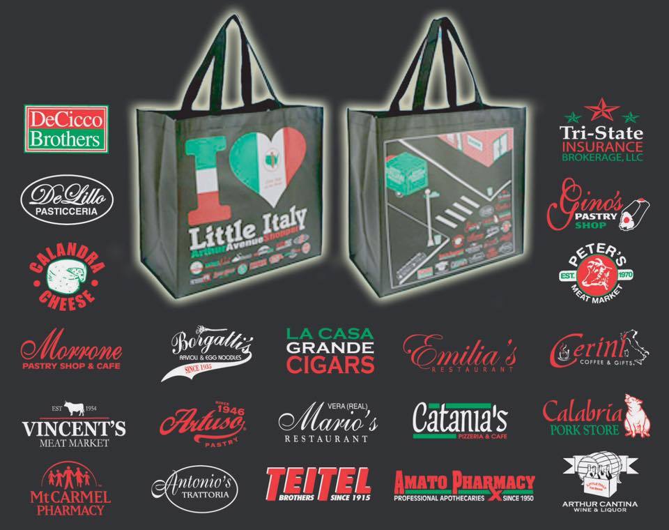 Arthur Avenue Tote Bags
